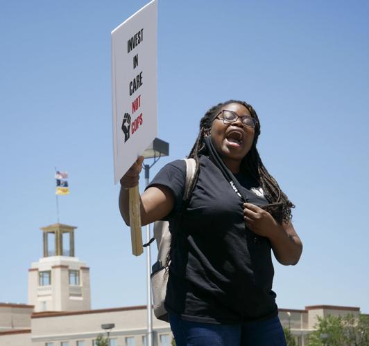 New Mexico public defenders march in opposition to systemic racism