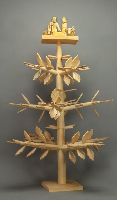 Cosas: José Mondragón, 'Nativity, Tree of Life' (circa 1960), wood. Courtesy of the Museum of International Folk Art, Gift of the Girard Foundation Collection, A.1980.2.905