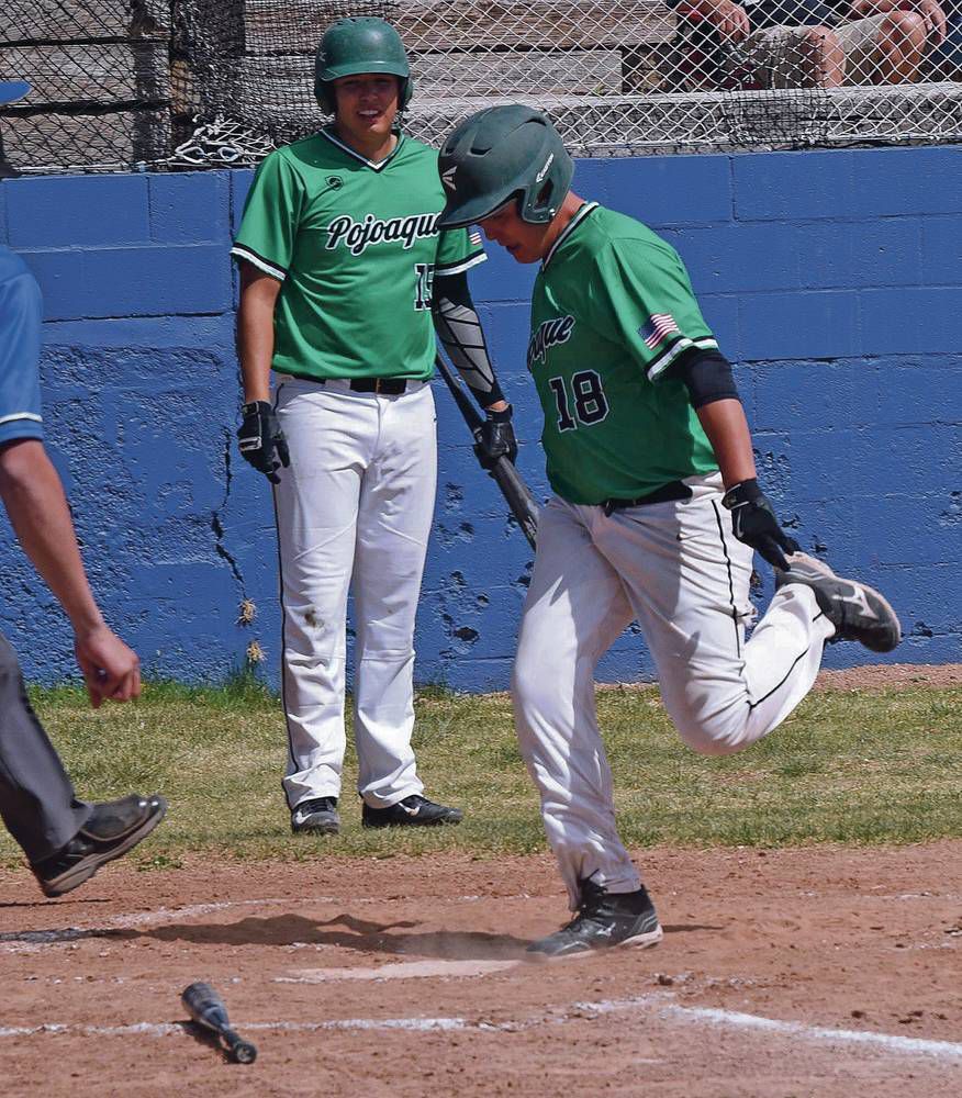 Pojoaque tempers flare over ump’s call; Elks swept by St. Michael’s