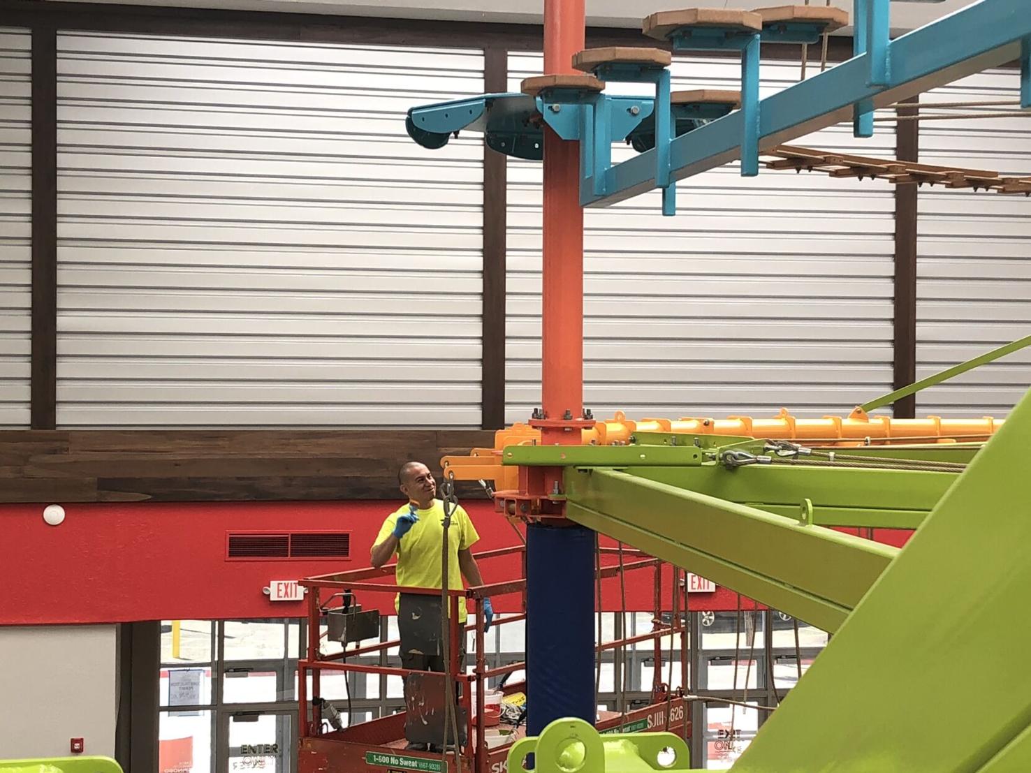 Mall ropes course Business