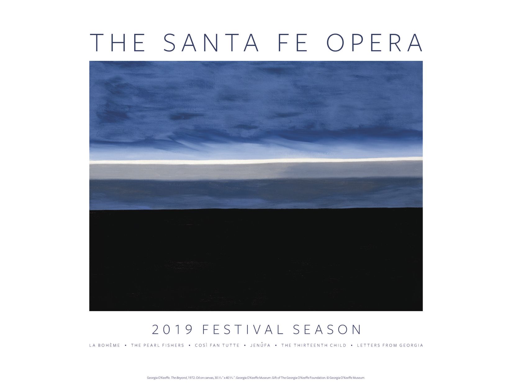 santa fe opera 2019 calendar