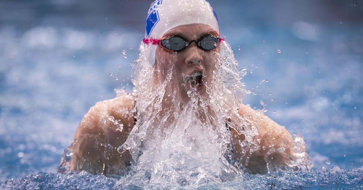 Handily St. Michael's Hunt handily wins 100 breaststroke | Sports ...