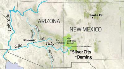 Gila River New Mexico Map Senate panel kills bill to keep Gila flowing free | Local News 