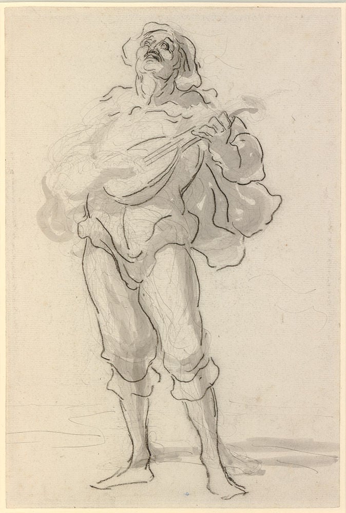 honore daumier gesture drawings