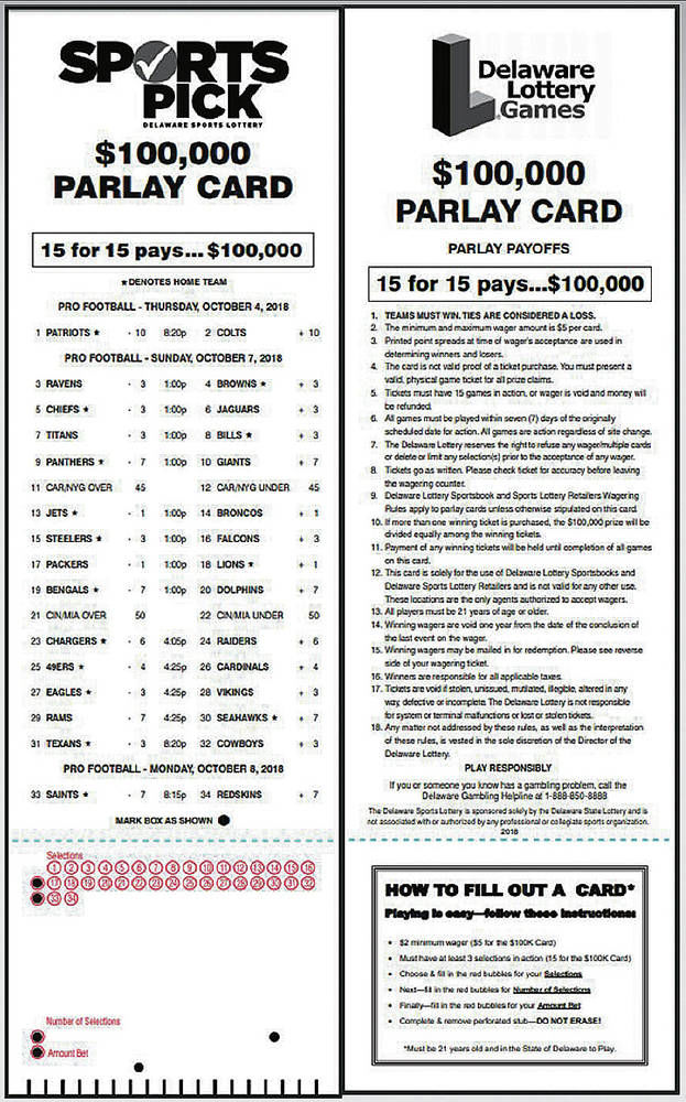 hollywood casino sports betting parlay cards