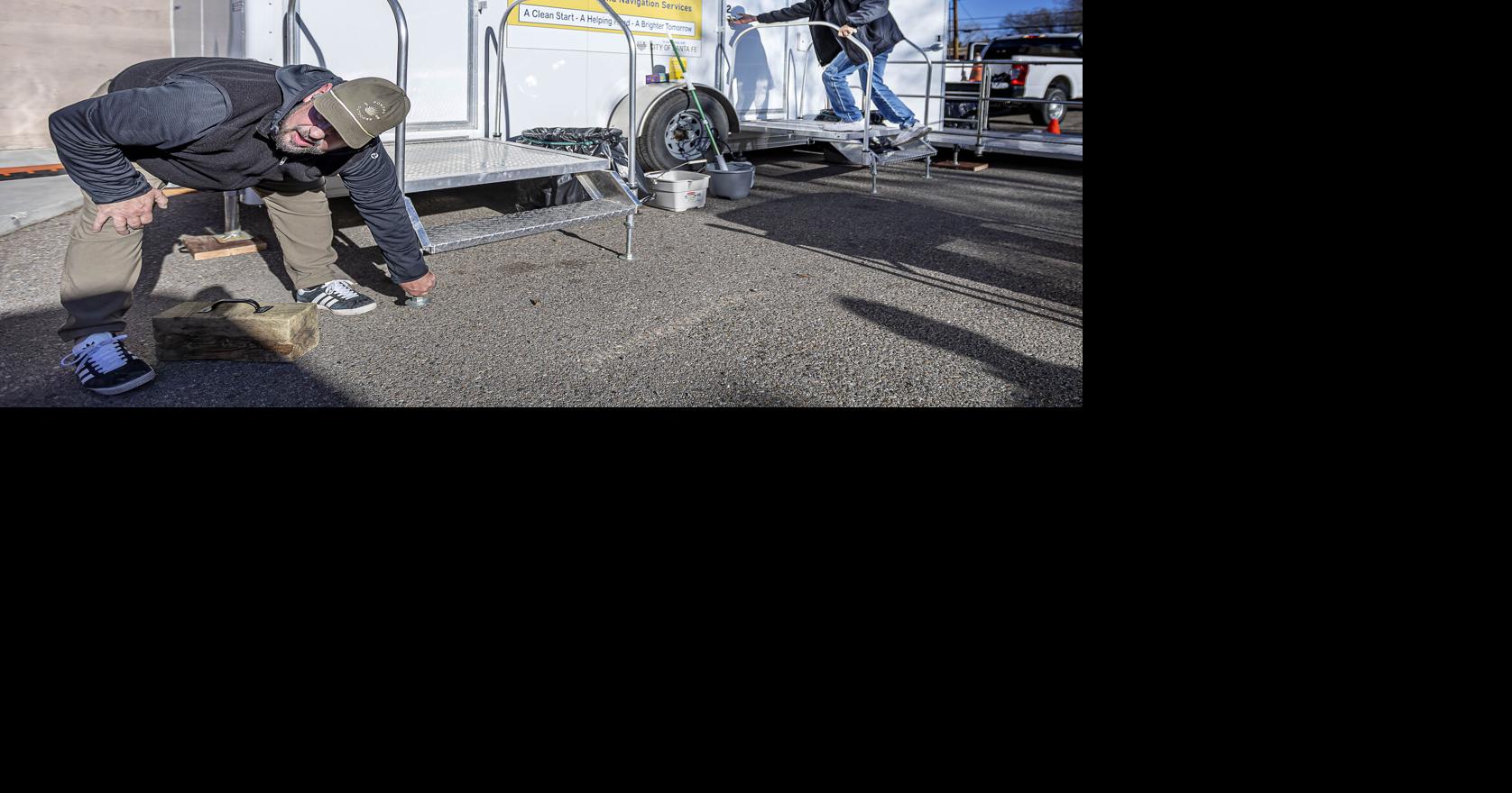 Pete's Place brings 'Showers to Go' to homeless people around Santa Fe ...