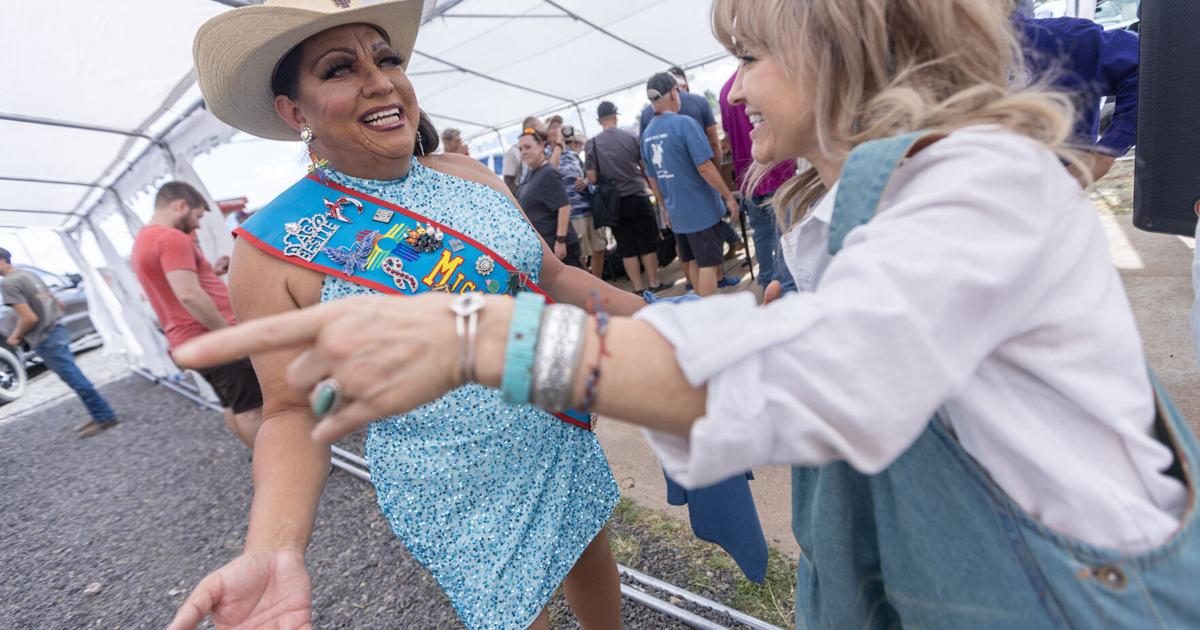 Rodeo drag queen reflects on year of charity fundraising, promoting gay ...