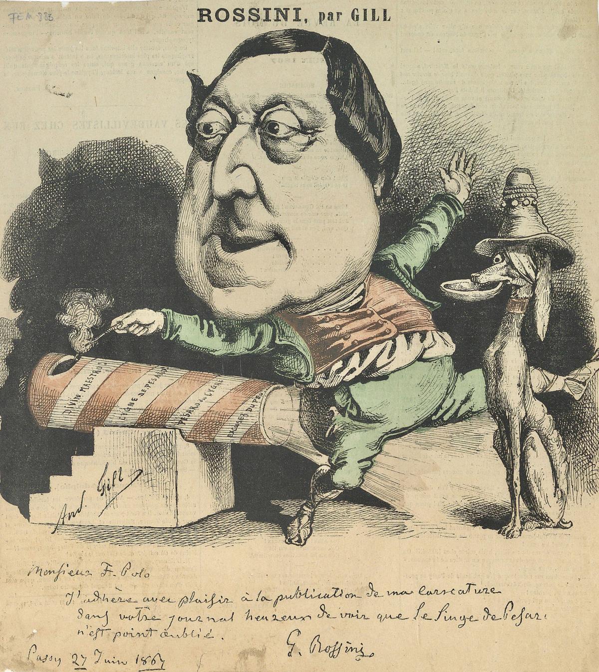 Rossini caricature