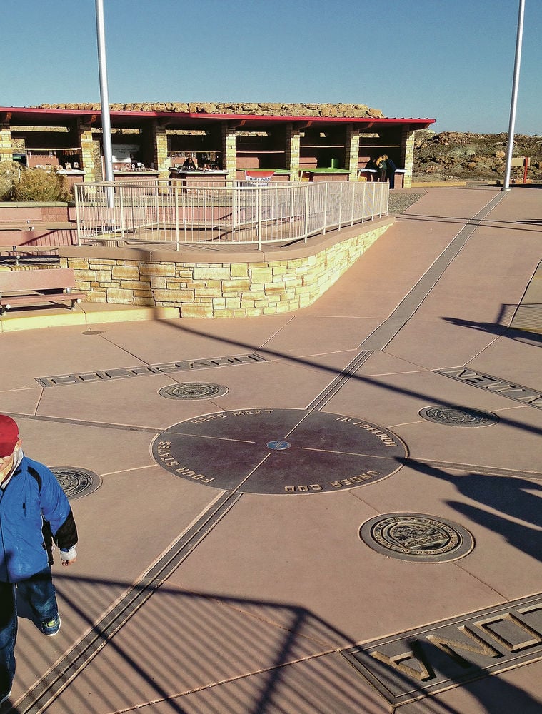 The Four Corners Monument Is A Simple Unique Curiosity Outdoors Santafenewmexican Com