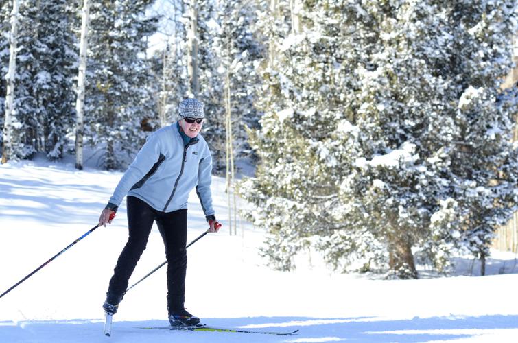 'Like rollerblading with poles' Skate skiing offers winter enthusiasts