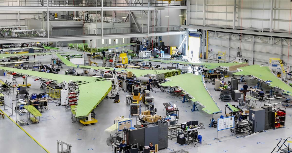 Wing Manufacturing Process Dec. 6 - Gulfstream Produces 1,000th Aircraft Wing in Savannah ...