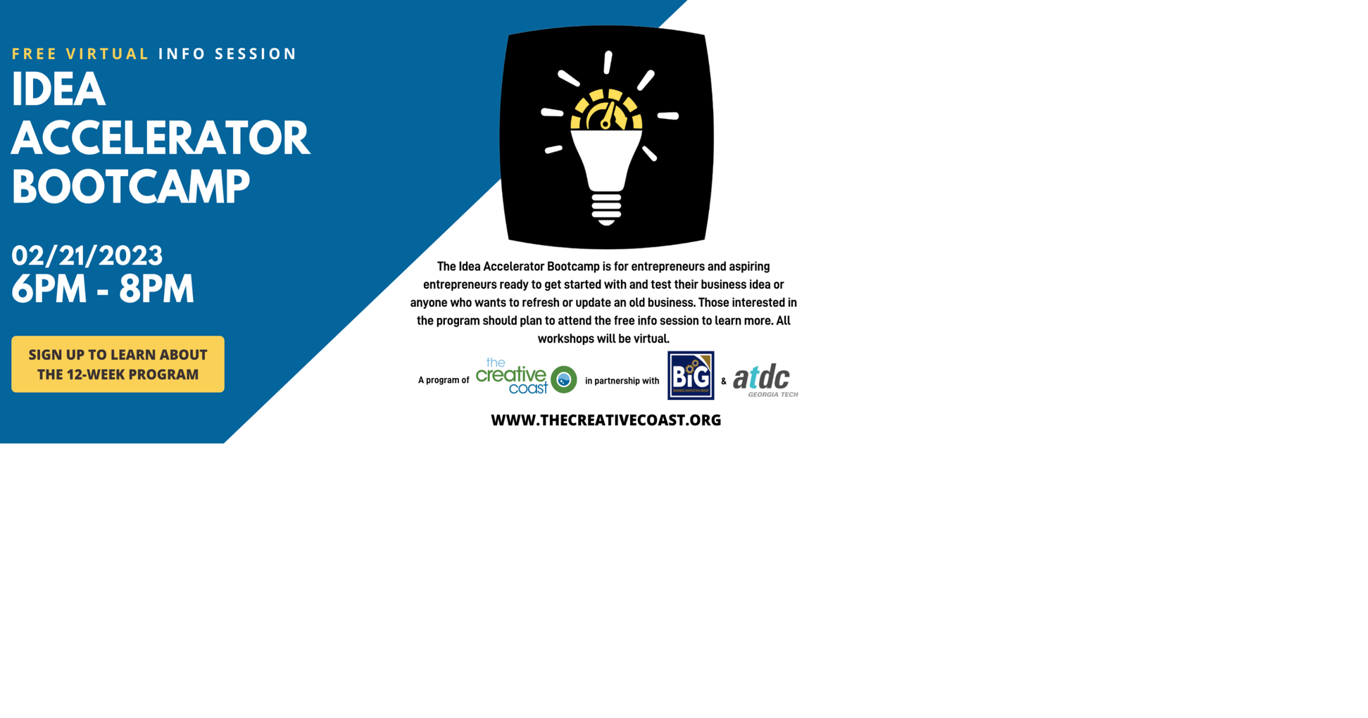 Feb. 2 – Idea Accelerator Bootcamp for Entrepreneurs to have Free, Virtual Info Session Feb. 21 | Economic Development
