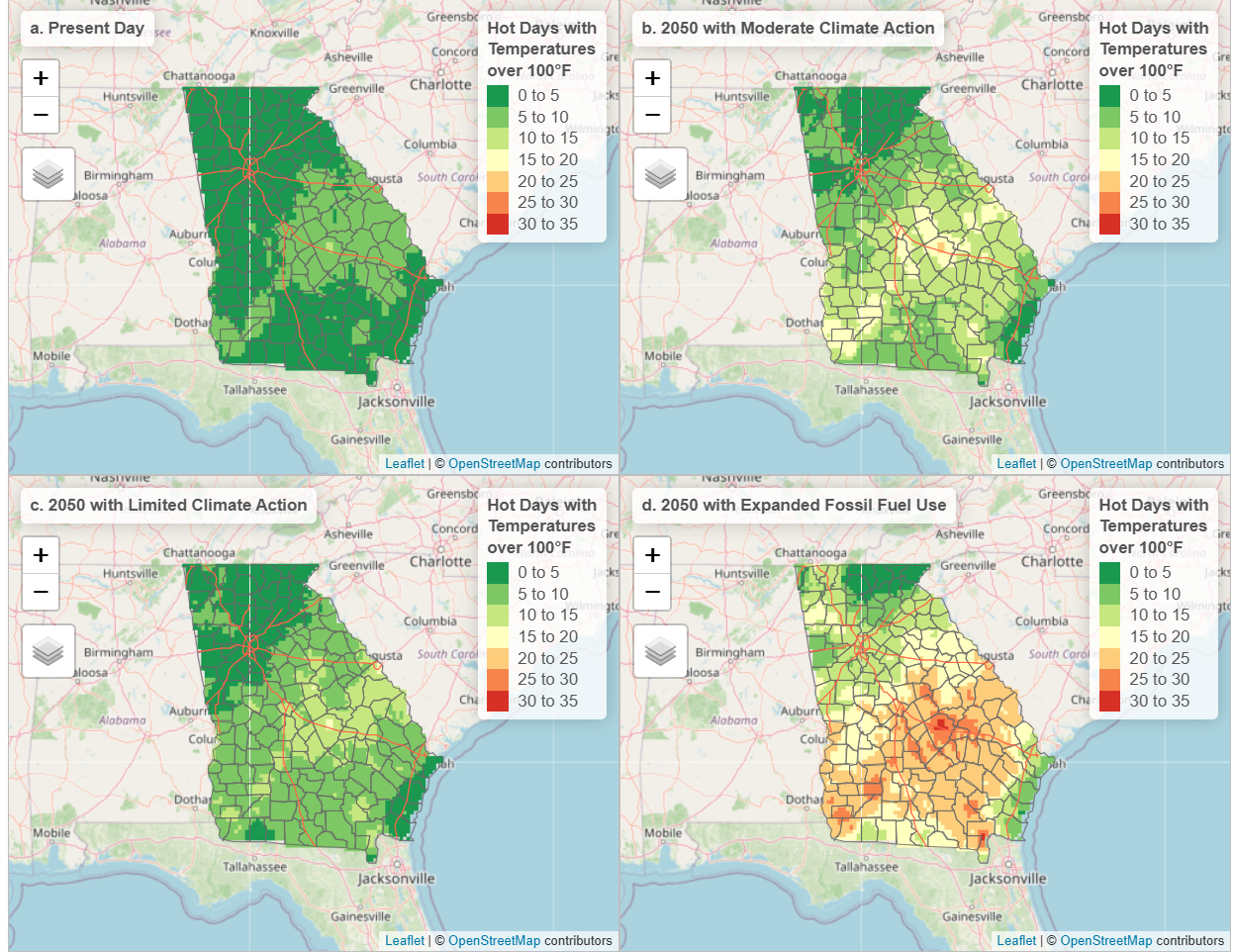April 17 - New Georgia map tool offers local climate change insights ...