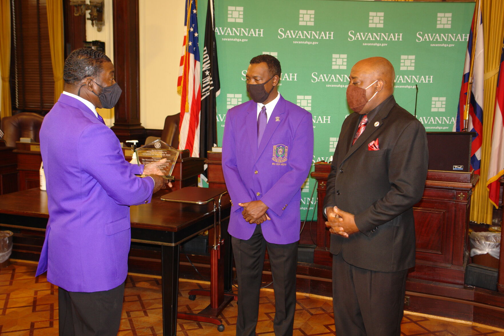 Dec. 28 Mayor Johnson named Omega Psi Phi Fraternity Inc