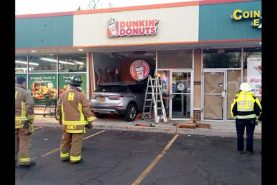 Dunkin' car crash photo