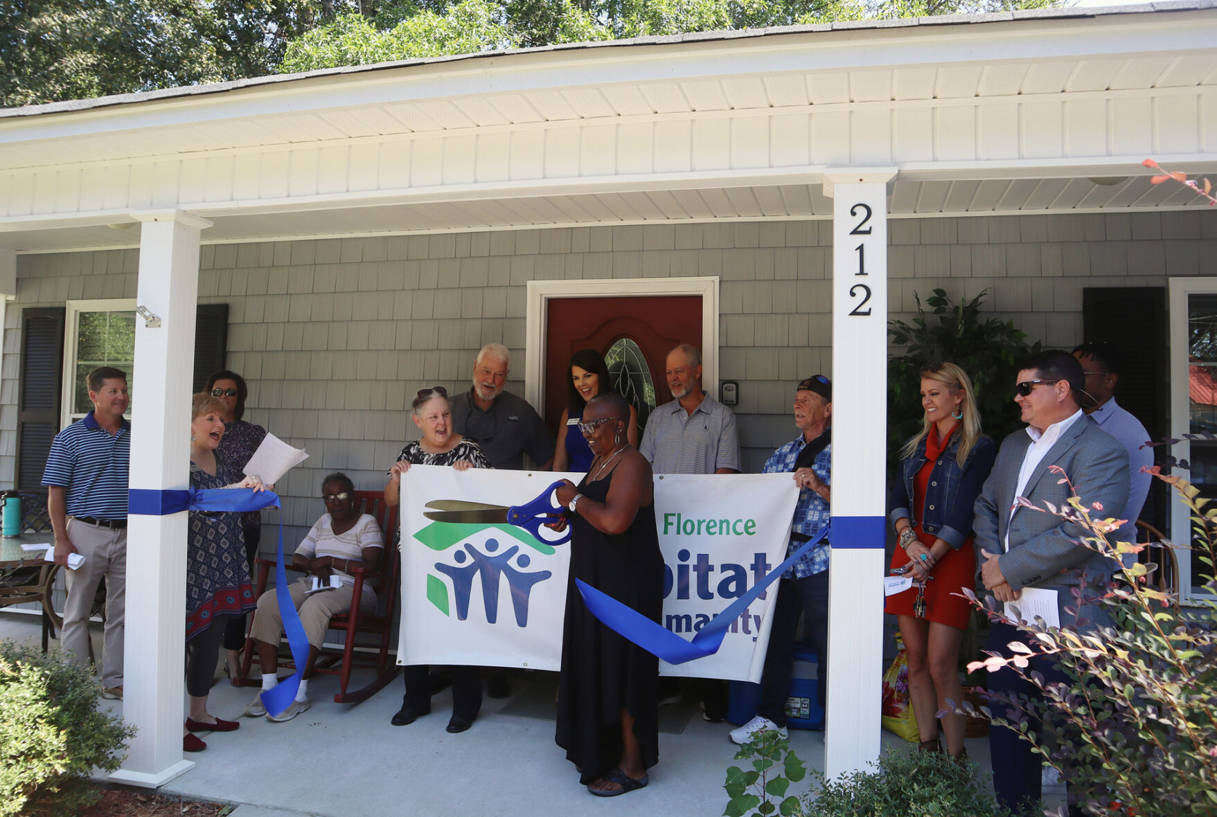 Habitat dedicates Douglas home on Caroline Drive