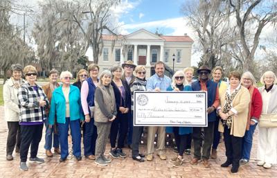 Rep. Atkinson, Sen. Williams presents $50,000 donation to Marion garden club