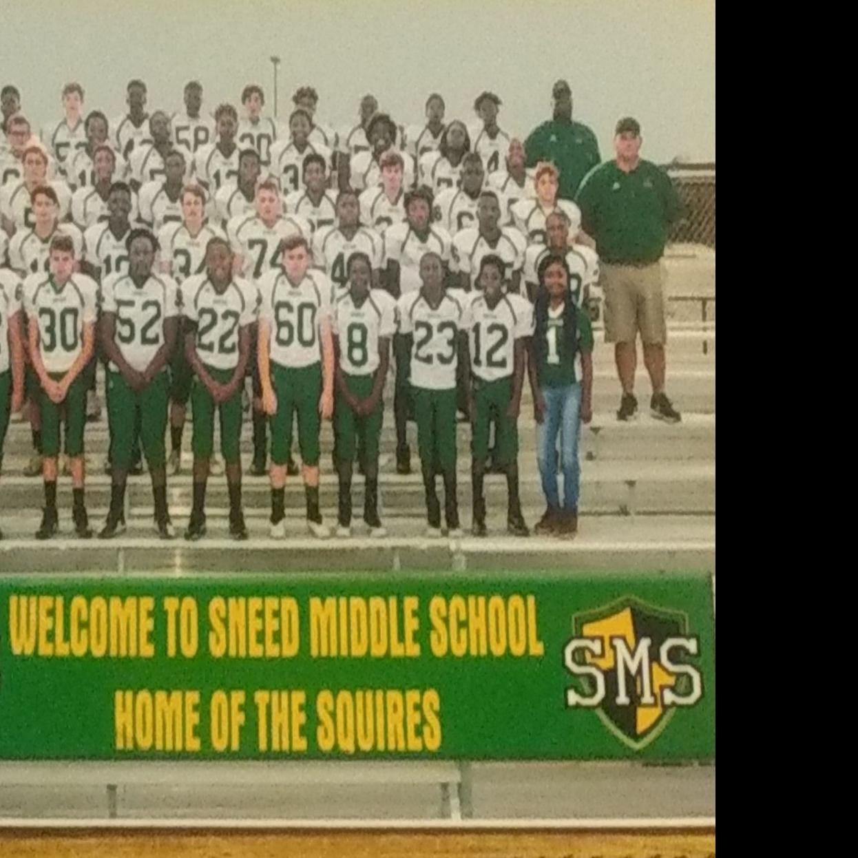 Sneed Middle School Football Team Wins Third Straight Conference