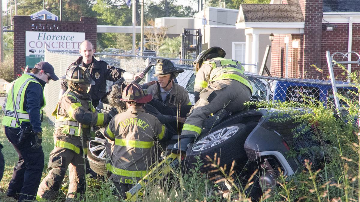 Three people hurt in Wednesday morning Florence crash