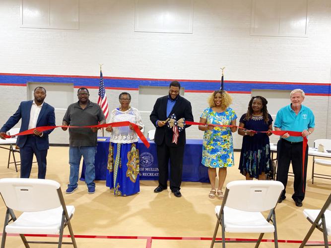 Mullins city officials celebrating recreation department gym renovation