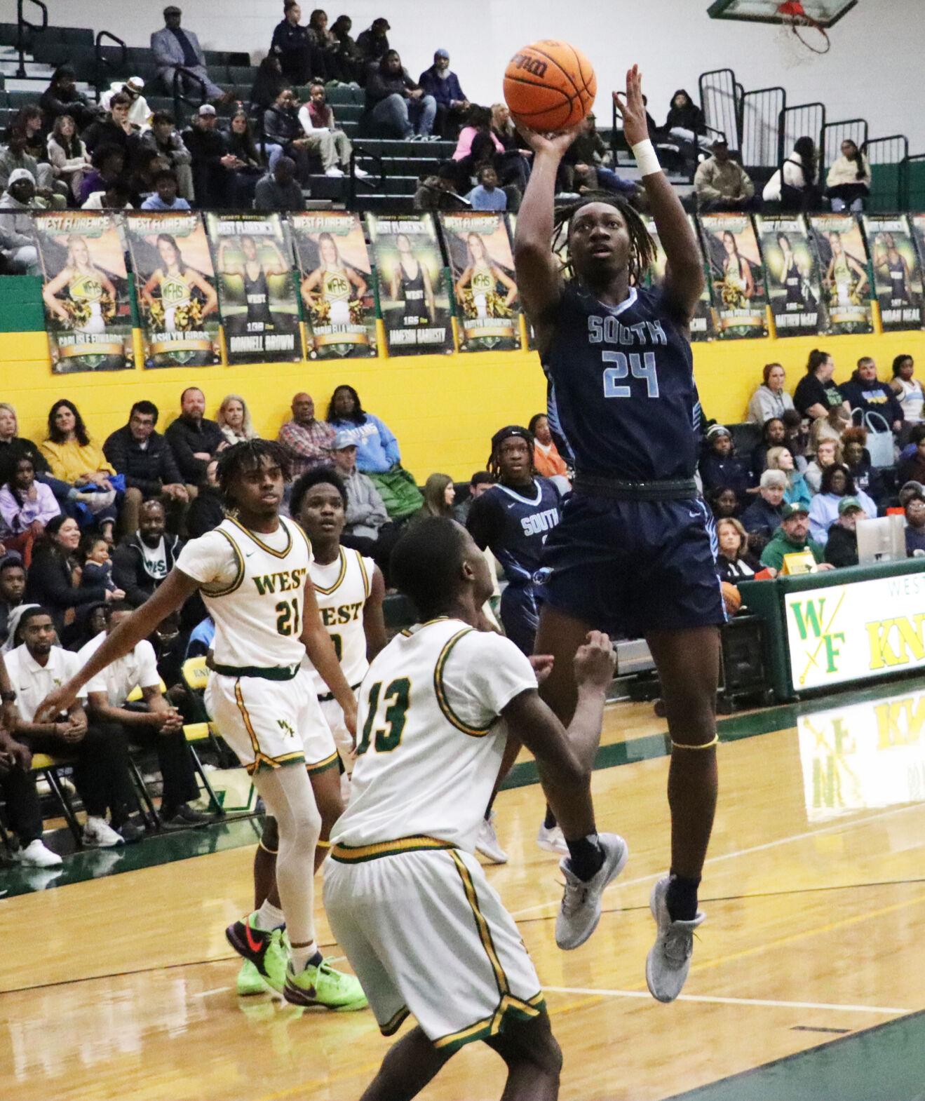South Florence sweeps West Florence basketball