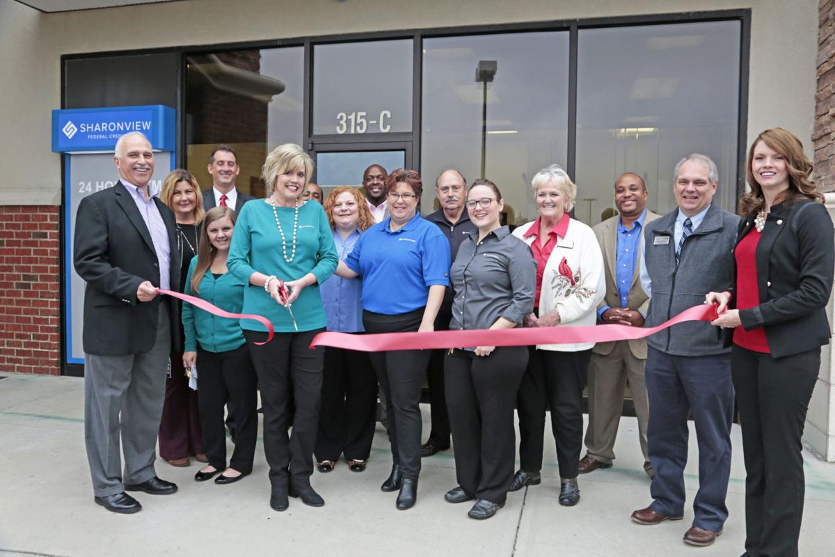 Sharonview Federal Credit Union unveils new logo at ribbon cutting ceremony