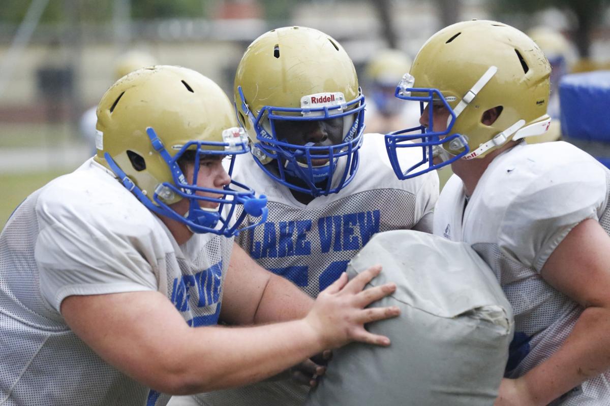 Lake View High School Football Practice Gallery