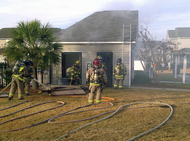 Horry County Fire Crews Extinguish Myrtle Beach Pool House Fire