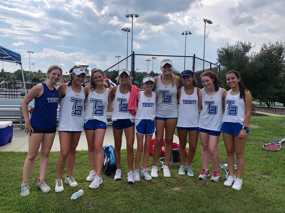 Trinity Collegiate Girls Tennis Concentrating On Depth High School Scnow Com
