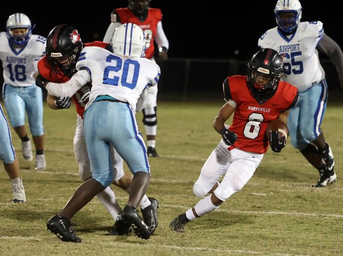 All three phases shine as Hartsville routs Airport in playoff opener
