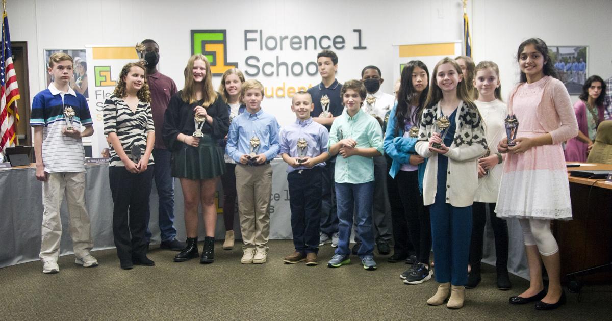Florence One Schools recognizes students with perfect scores on state
