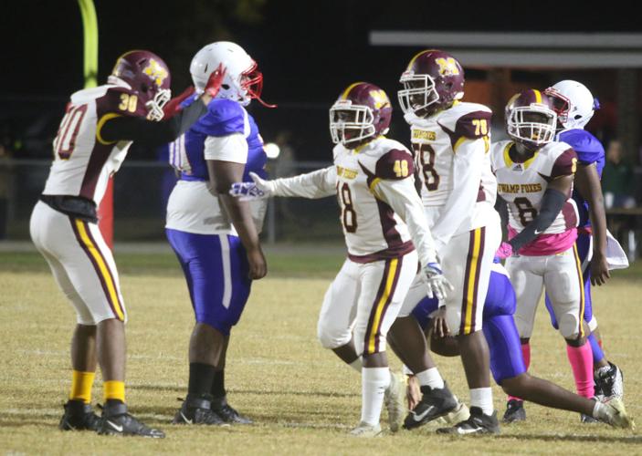 Marion shuts out rival Mullins 48-0 in 15th annual Anderson Brothers Bank Tobacco Bowl