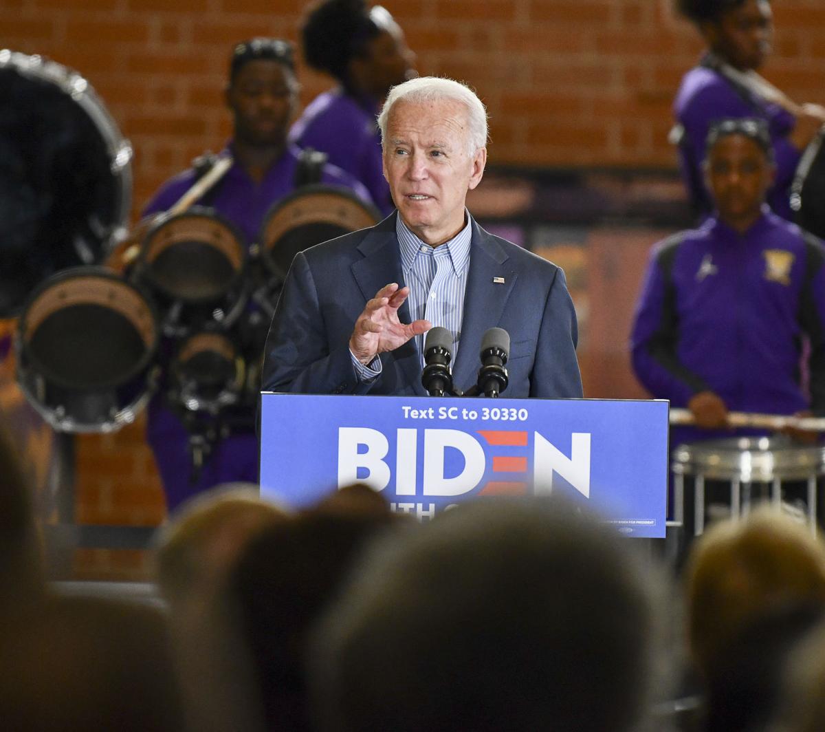 Joe Biden campaigns in Florence, South Carolina