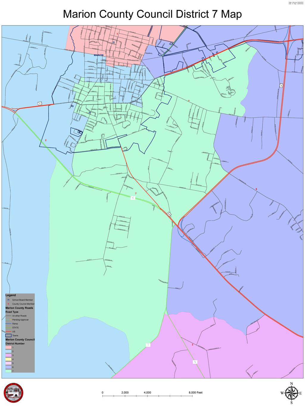 Rockwall Isd Attendance Zones Marion County Council Approves Redistricting Map | Latest Headlines |  Scnow.com