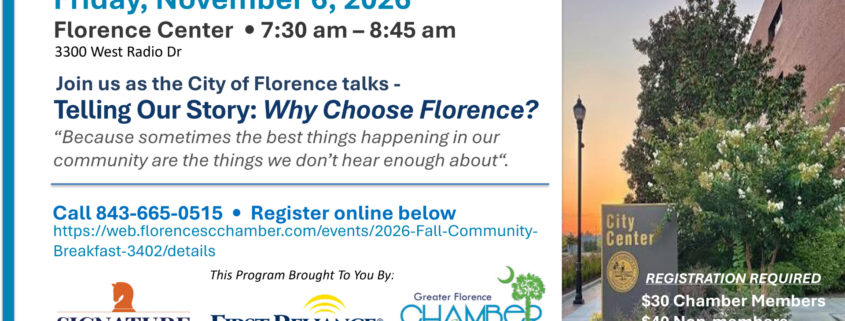 2026 Fall Community Breakfast Set For November 6th
