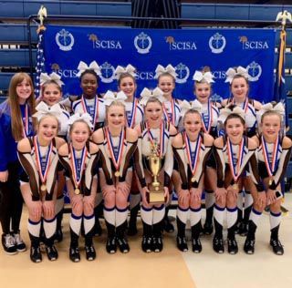 Trinity-Byrnes cheerleading team wins state title