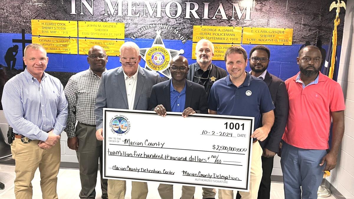 Marion County receives $2.5 million for detention center expansion