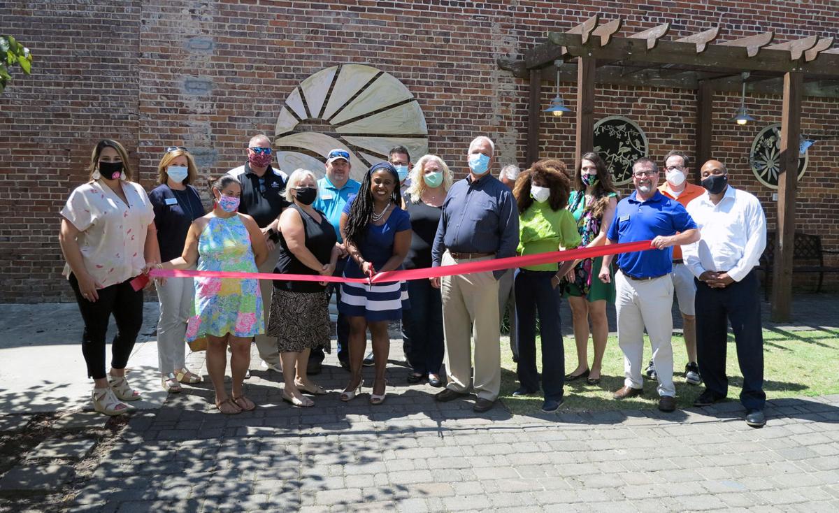 The Drama Lady Theatre Group is joined by the Florence Chamber for ribbon cutting