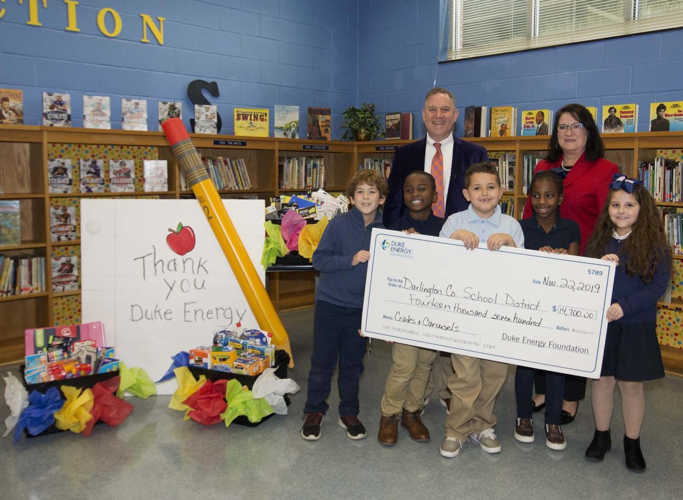 Duke grant gives students with easy access to school supplies