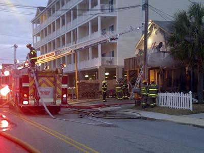 Firefighters Battle Structure Fire In North Myrtle Beach