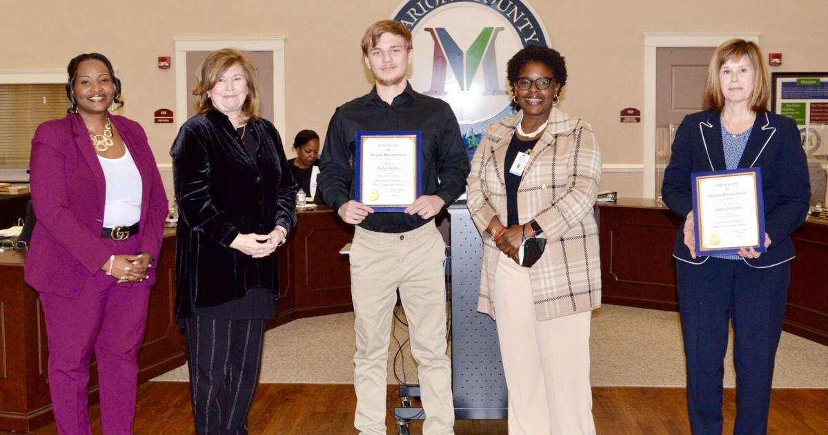 Marion County students earn school board recognition on perfect scores