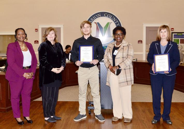 Marion County students earn school board recognition on perfect scores