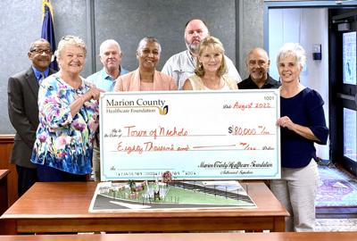 Marion County Healthcare Foundation donates $80,000 to Nichols Memorial Flag Park