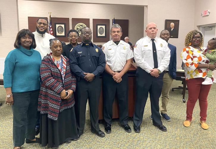 Mostowski swornin as Mullins Police Chief