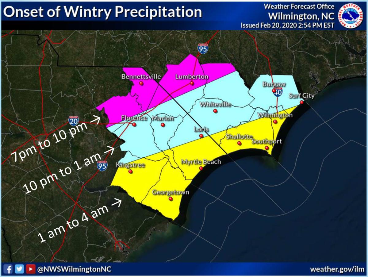 Thursday Storm To Bring Light Snow To Pee Dee Local News Scnow Com
