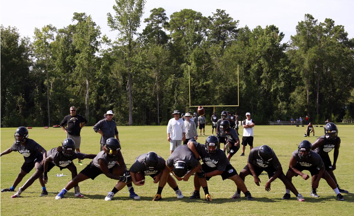 Dillon High School Football Practice Gallery