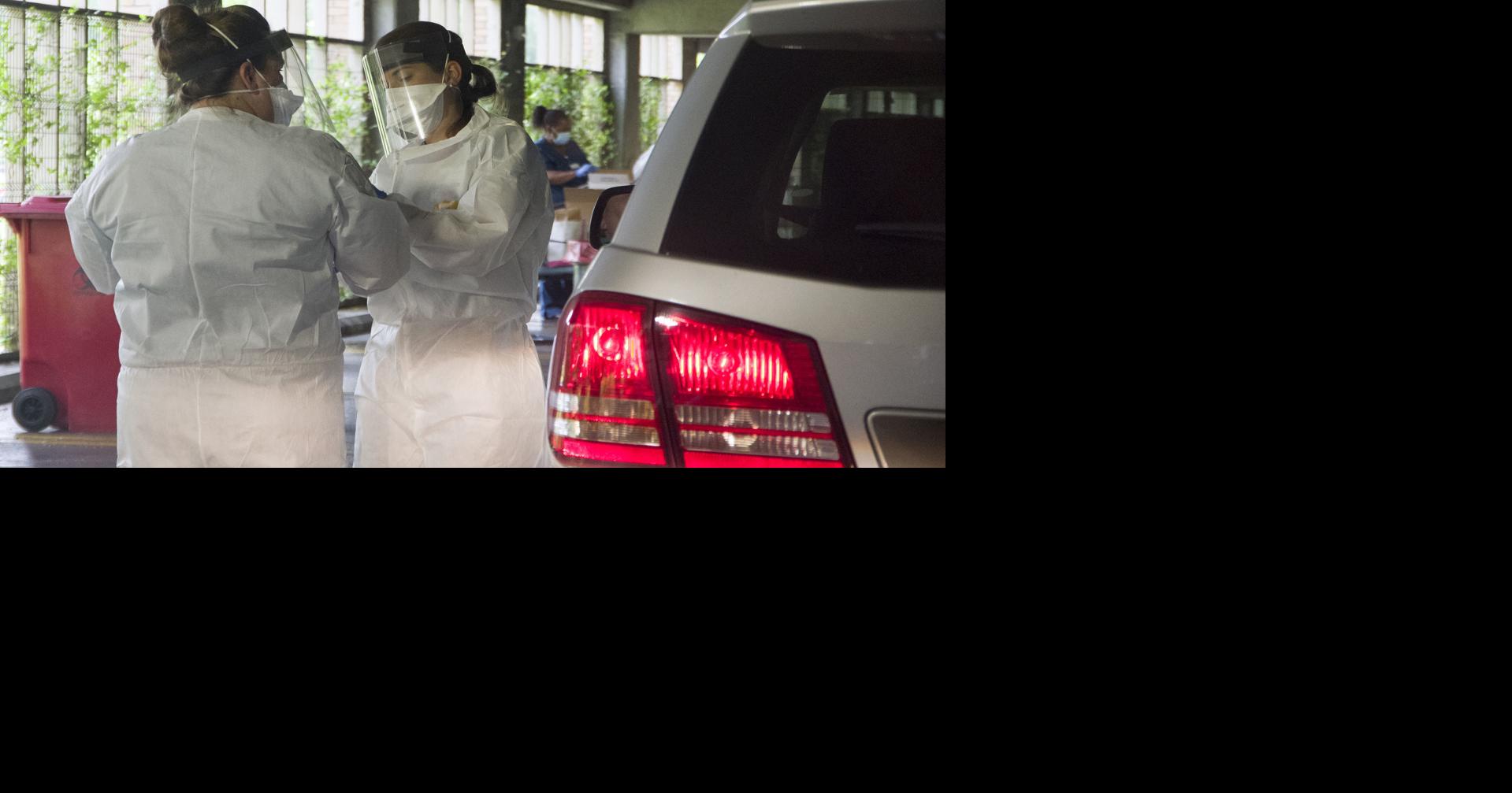 Friday McLeod drivethru COVID19 testing clinic was positioned to be