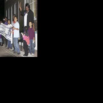 Community shines light on domestic violence