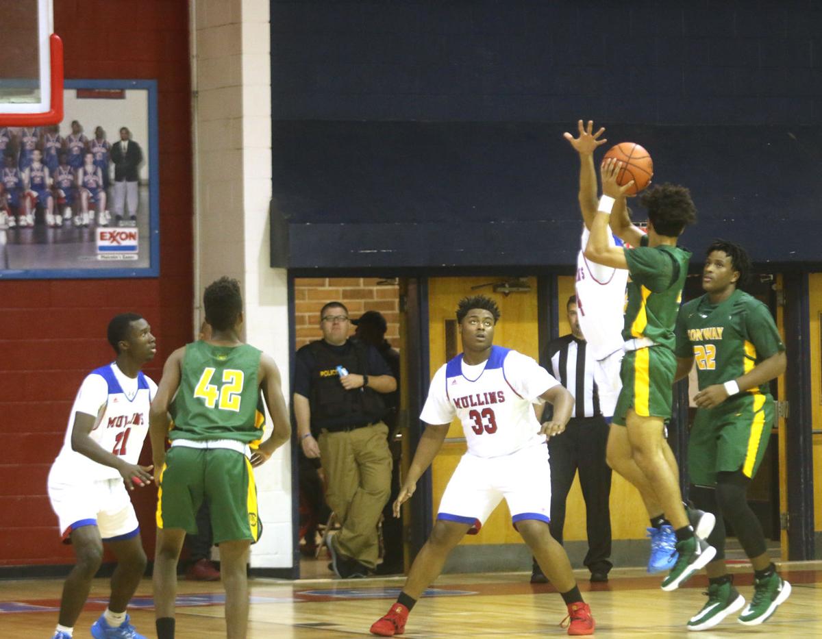 Legette S Late Score Lifts Mullins Over Conway 50 49 High School