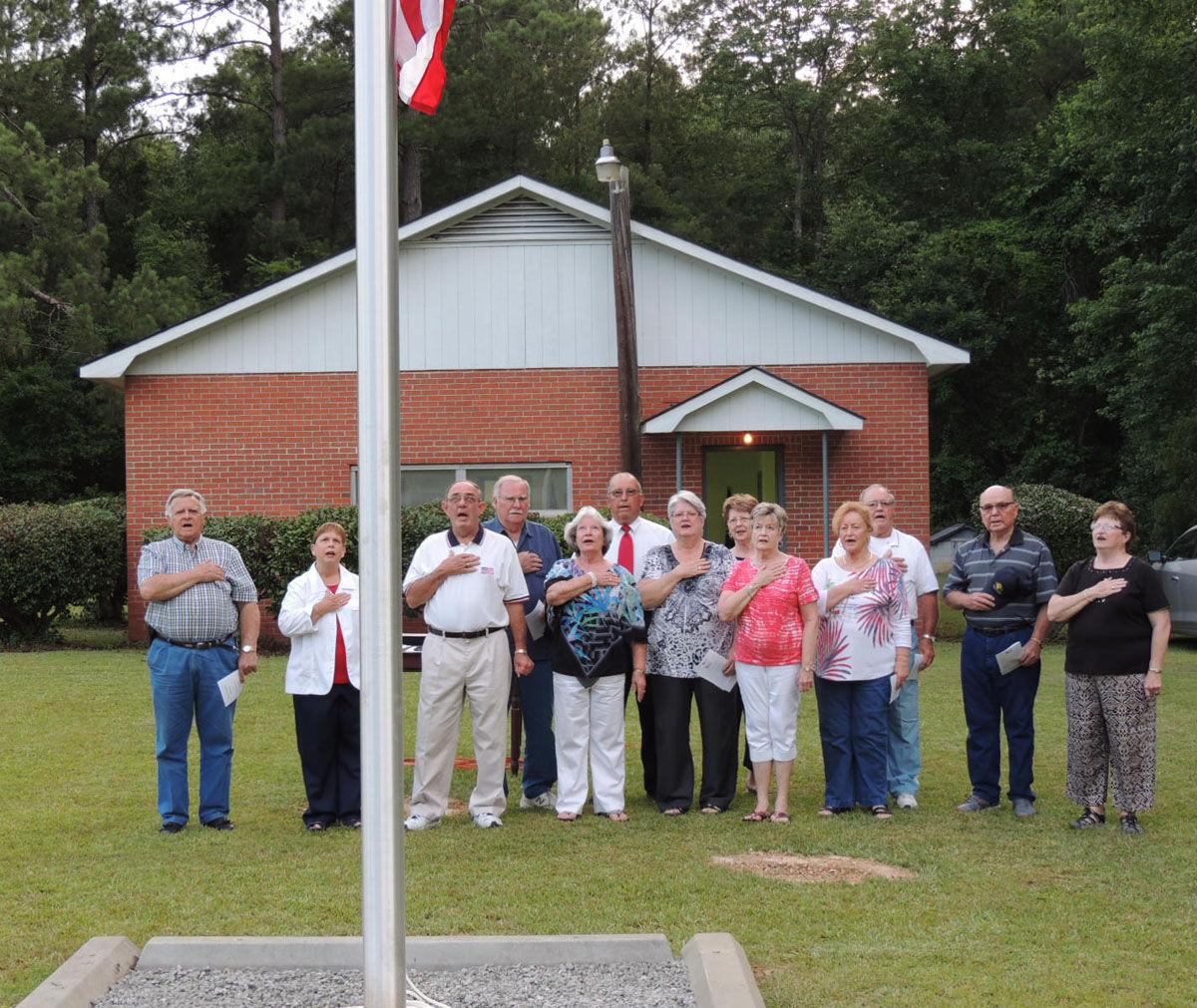 Brittons Neck Woodmen Life flag dedication News